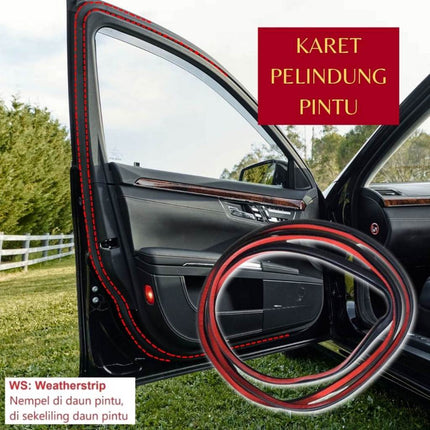 Door Seal For Mercy W221 Karet Pintu Edge Protection Weatherstrip S300 S350