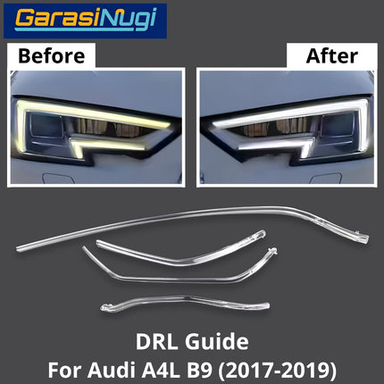 DRL Guide AUDI A4L B9 LED Eyebrow Light Lampu Sein Alis 2017-2019