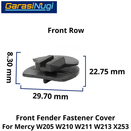 Wheel Arch Mercy W205 W210 W213 X253 Fastener Fender Cover Pengunci Penutup Lengkungan Roda C200 E230 GLC