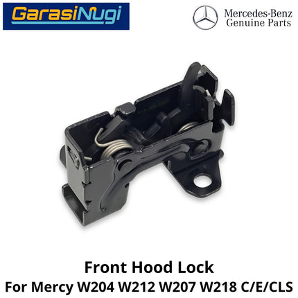 Front Hood Lock Mercy W204 W212 W207 W218 Sistem Pengunci Kap Mesin Mercedes C200 E200 CLS