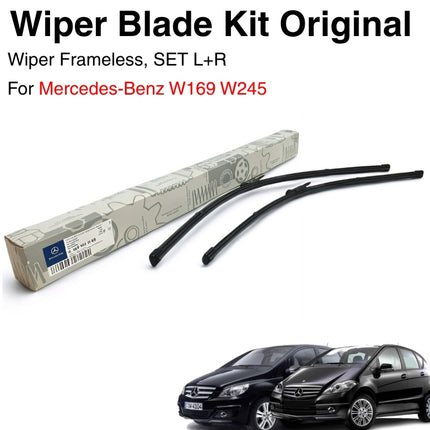 Mercedes W169 W245 Wiper Frameless Kit Original Kaca Depan Front Window A180