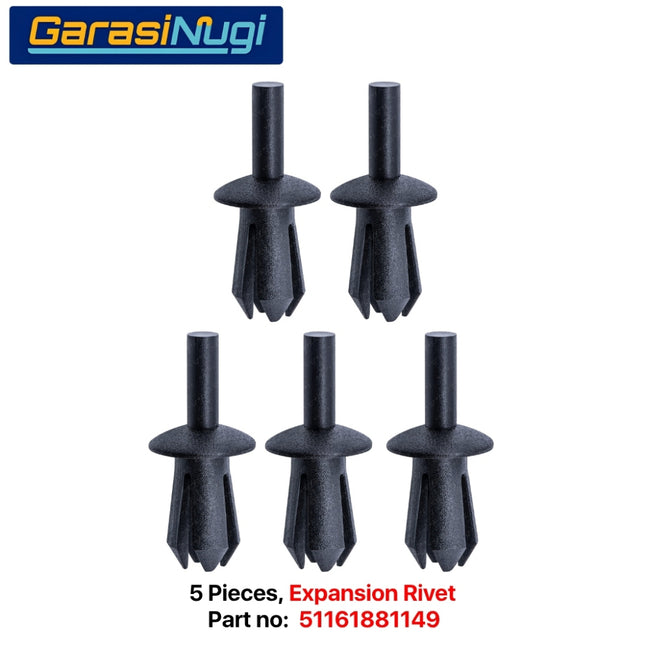 Expansion Rivet Universal BMW MINI 51161881149 Paku Keling Penekan Bodi dan Trim
