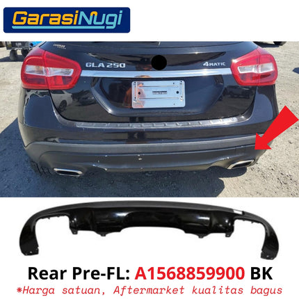 Front Lower Bumper Mercy W156 X156 Penutup Bemper Depan Belakang GLA