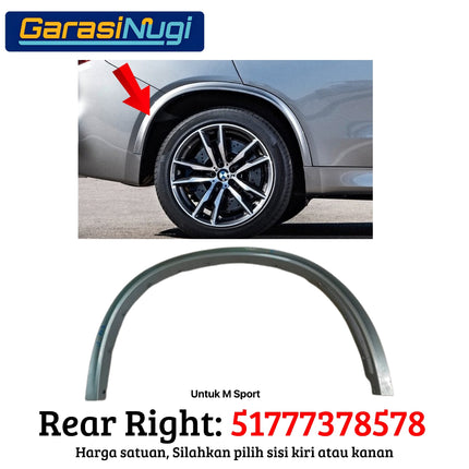 Penutup Lengkungan Roda BMW F15 Wheel Arch Fender Guard Molding X5