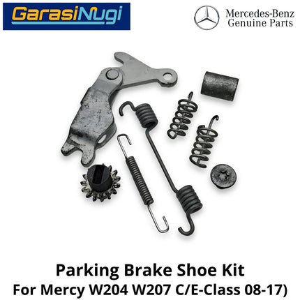 Rear Hand Brake Mercy W204 W207 Shoe Kit Kampas Rem 0044208620 Belakang Mercedes C200 E250
