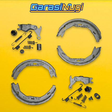 Rear Hand Brake Mercy W204 W207 Shoe Kit Kampas Rem 0044208620 Belakang Mercedes C200 E250