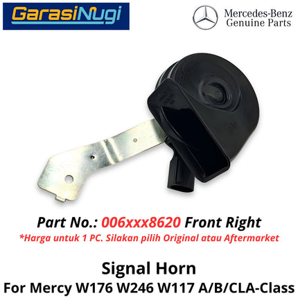 Horn Signal Mercy W176 W246 W117 Fanfare High and Low Note Terompet Klakson Mercedes B180 CLA
