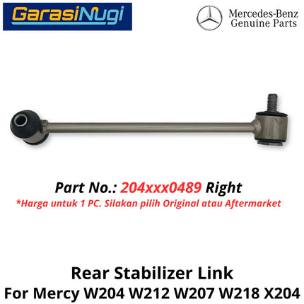 Rear Stabilizer Mercy W204 W212 W207 X204 Linkage Shock Bar Penstabil Roda Belakang Mercedes C200 CLA