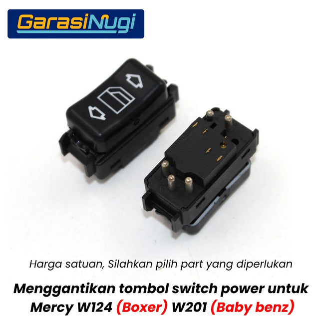 Window Switch Mercedes W124 W201 Sakelar Pengatur Jendela Mercy Boxer 230E 300E