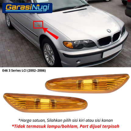 BMW E46 Side Marker Lights Lampu Sein Samping Turn Signal 312 320