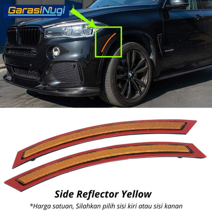 Reflector BMW F15 Mata Kucing Trim Samping Front Side Bumper X5