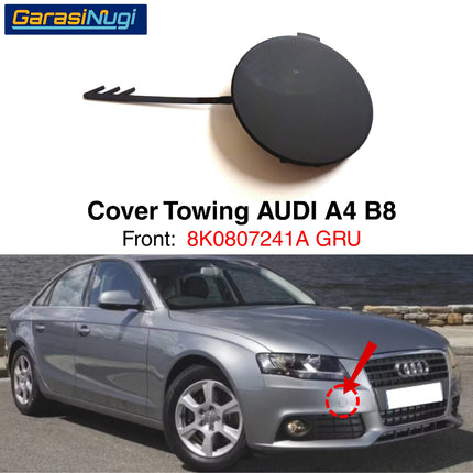 Cover Towing For AUDI A4 Pre-Facelift Bumper Tow Depan Belakang Tutup Lubang Derek B8