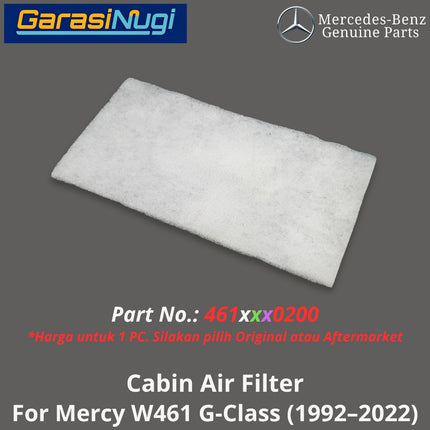 Cabin Air Mercy W461 Filter Saringan Udara Kabin 4618350200 Mercedes G500 1992-2022