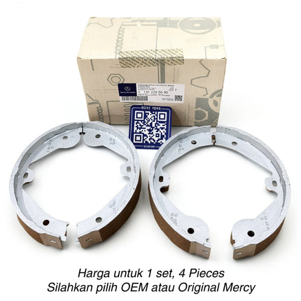 Brake Shoe For Mercedes W164 X164 W251 Kampas Rem Parkir SET Rear Wheel ML350 GL300