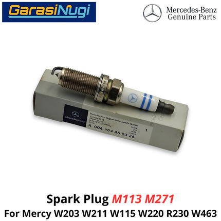Spark Plug Mercy W203 W211 W220 R230 Busi Mesin Original 0041594503 Mercedes C200 E200 S300 SL