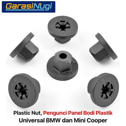 Mur Plastik Universal BMW MINI 51161943122 Pengunci Panel Bodi Plastic Nut