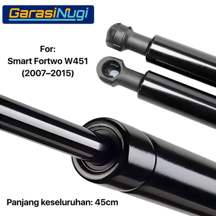 Strut Smart ForTwo W451 Shock Trunk Rear Kap Bagasi Belakang 4519880004 Coupe Cabrio