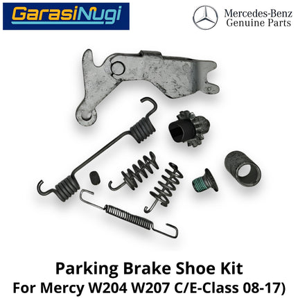 Rear Hand Brake Mercy W204 W207 Shoe Kit Kampas Rem 0044208620 Belakang Mercedes C200 E250