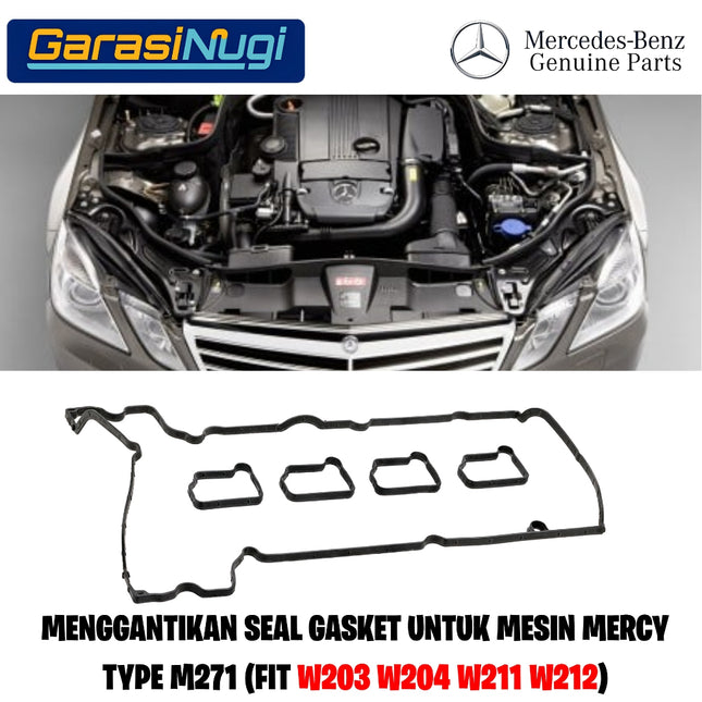 Seal Gasket Cylinder Engine M271 For Mercy W203 W204 W212 Karet Kepala Silinder