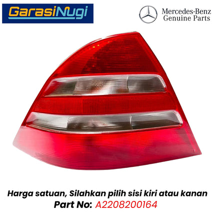 Stop Lamp Mercy W220 Lampu Rem Belakang Rear Brake Light S300 S500
