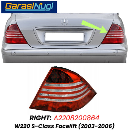 Stop Lamp Mercy W220 Lampu Rem Belakang Rear Brake Light S300 S500