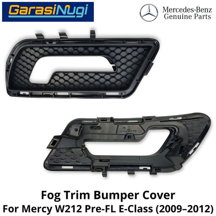 Fog Trim Mercy W212 Pre-FL AMG Bumper Strip Grille Chrome Original Mercedes E200