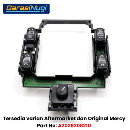 Power Window Control Switch Mercy W202 Sakelar Pengatur Jendela C180 C240