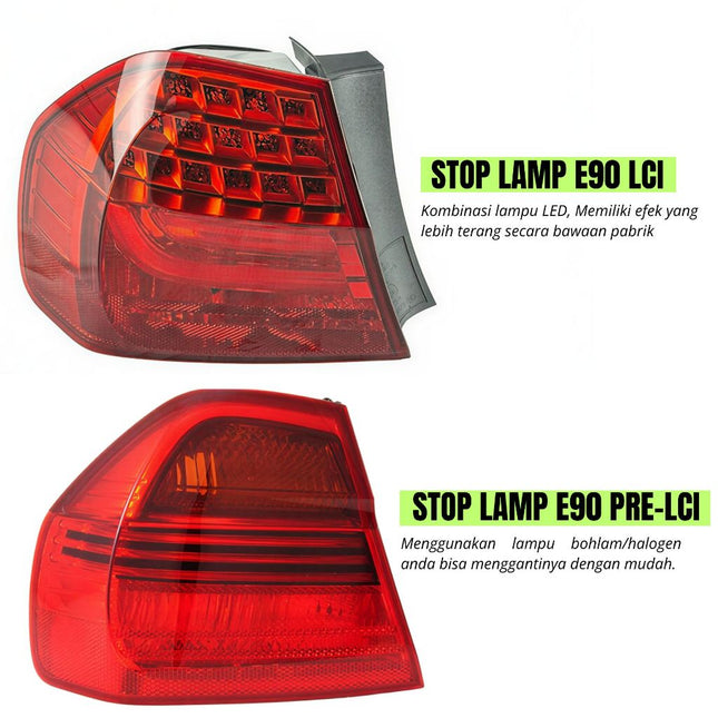 Stop lamp BMW E90 Lampu Rem Belakang Rear Brake Light 320 325