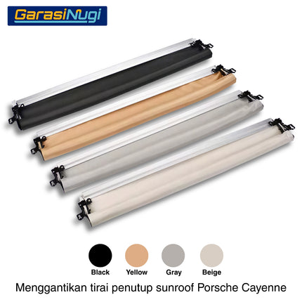 Roller Blind For Porsche Cayenne Sunroof Curtain Assembly Tirai Penutup 2013 - 2017