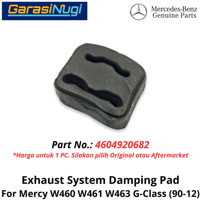 Exhaust System Mercy W460 W461 W463 Vibration Isolator Damping Pad Peredam Getaran Sistem Knalpot Mercedes G500