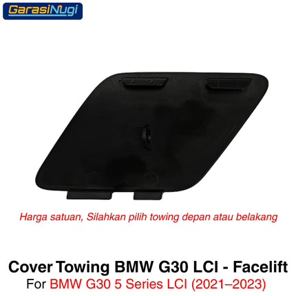Cover Towing For BMW G30 LCI Bumper Tow Tutup Lubang Derek 530