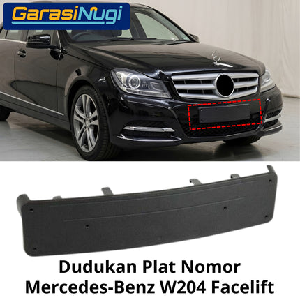 License Plate Holder Mercy W204 Facelift Dudukan Plat Nomor Depan Mercedes C250 C300