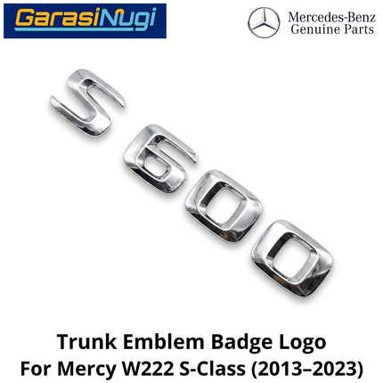 Rear Trunk Lid Mercy W222 S600 Emblem Logo Bagasi Belakang Original Mercedes-Benz