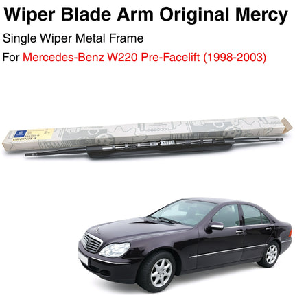 Mercedes W220 Wiper Arm Frameless Kit Original Kaca Depan Front Window S280 S320