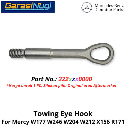 Rear Towing For Mercy W177 W204 W212 X156 R171 Tow Hook Batang Pengait Derek Belakang Mercedes CLS