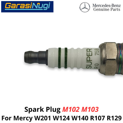 Spark Plug Mercy W201 W124 W140 R129 Busi Mesin Original 0031590503 Mercedes C180 E230 S280 SL