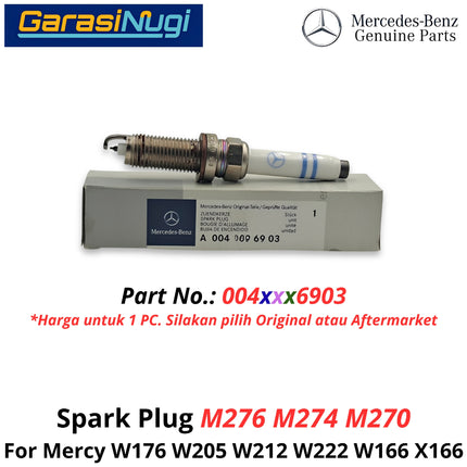 Spark Plug Mercy W205 W212 W222 W166 X166 Busi Mesin Original 0041596903 Mercedes C200 S450 ML GLE