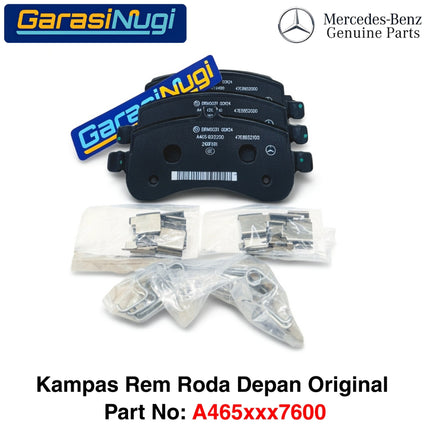 Kampas Rem Depan Mercedes W465 Front Brake Pads Original A4654217600 G500 G580 G 63