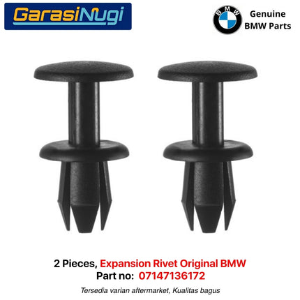 Expansion Rivet Universal BMW MINI 07147136172 Paku Keling Penekan Bodi dan Trim Original