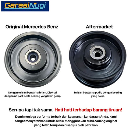 Belt Tensioner Mercy W212 W204 A2722020000 Katrol Pengencang Pulley Engine M272