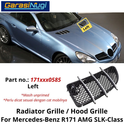 Hood Grilles Mercy R171 AMG Kap Mesin Cover Mercedes SLK350
