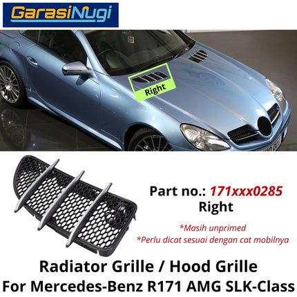 Hood Grilles Mercy R171 AMG Kap Mesin Cover Mercedes SLK350
