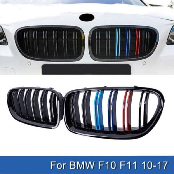 BMW Kidney Grille Hidung Kap Double Diamond Slat M Color F01 F02 740