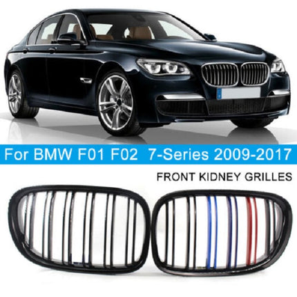 BMW Kidney Grille Hidung Kap Double Diamond Slat M Color F01 F02 740