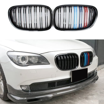 BMW Kidney Grille Hidung Kap Double Diamond Slat M Color F01 F02 740