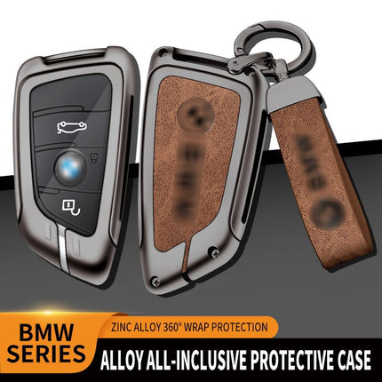Metal Kulit Key Case Sarung Kunci BMW F48 G01 G20 X1 X3 120 320 520