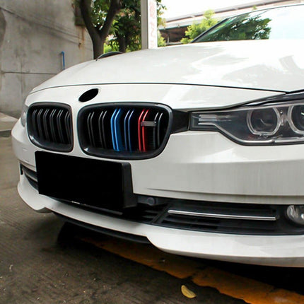BMW Grill Kidney Grille Hidung Kap Double Slat Glossy M Color F30 320i