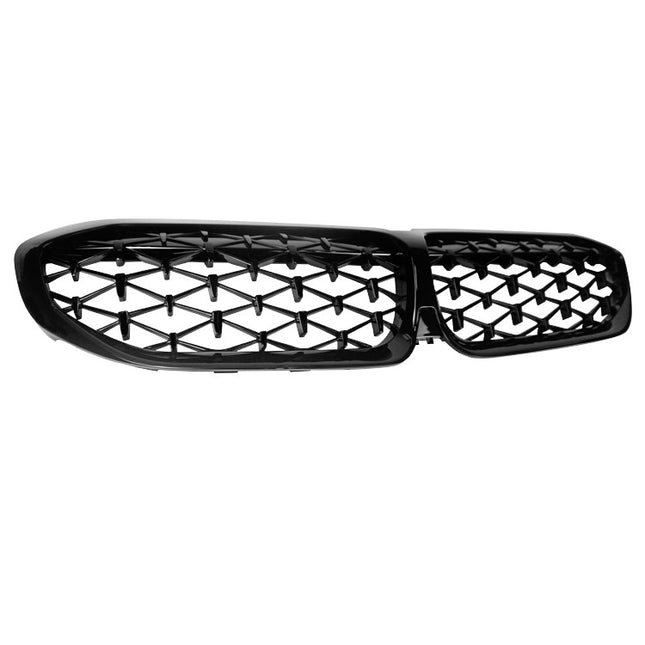 BMW Grill Kidney Grille Hidung Glossy Black Diamond Slat Hitam G20 320