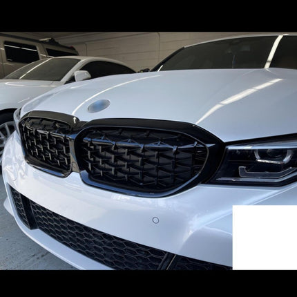 BMW Grill Kidney Grille Hidung Glossy Black Diamond Slat Hitam G20 320