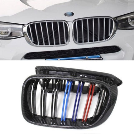 BMW Grill Kidney Grille Hidung Double Slat Carbon M Color F25 X3 X4
